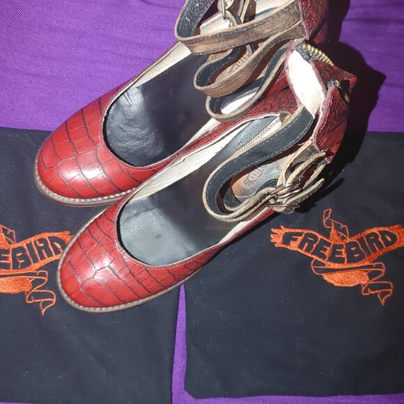 Freebird Randi Red Croco - Picture 6 of 8